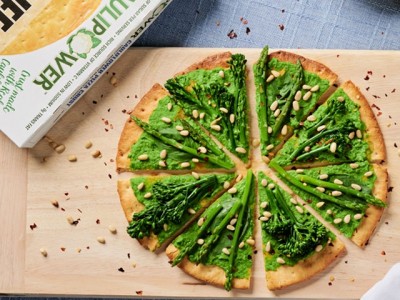 Big Green Basil Pea Puree Pie