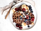 Double Chocolate Buckwheat Waffles