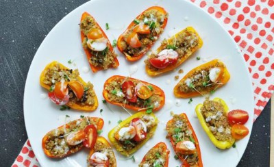 Mini Bell Pepper Nachos